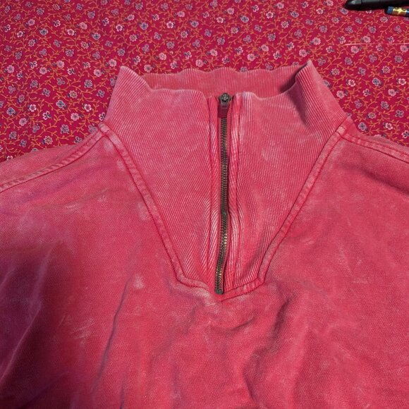 Free People Movement FP Crop Valley Girl Sweat Punch Crush Sweatshirt Pink - Picture 3 of 6